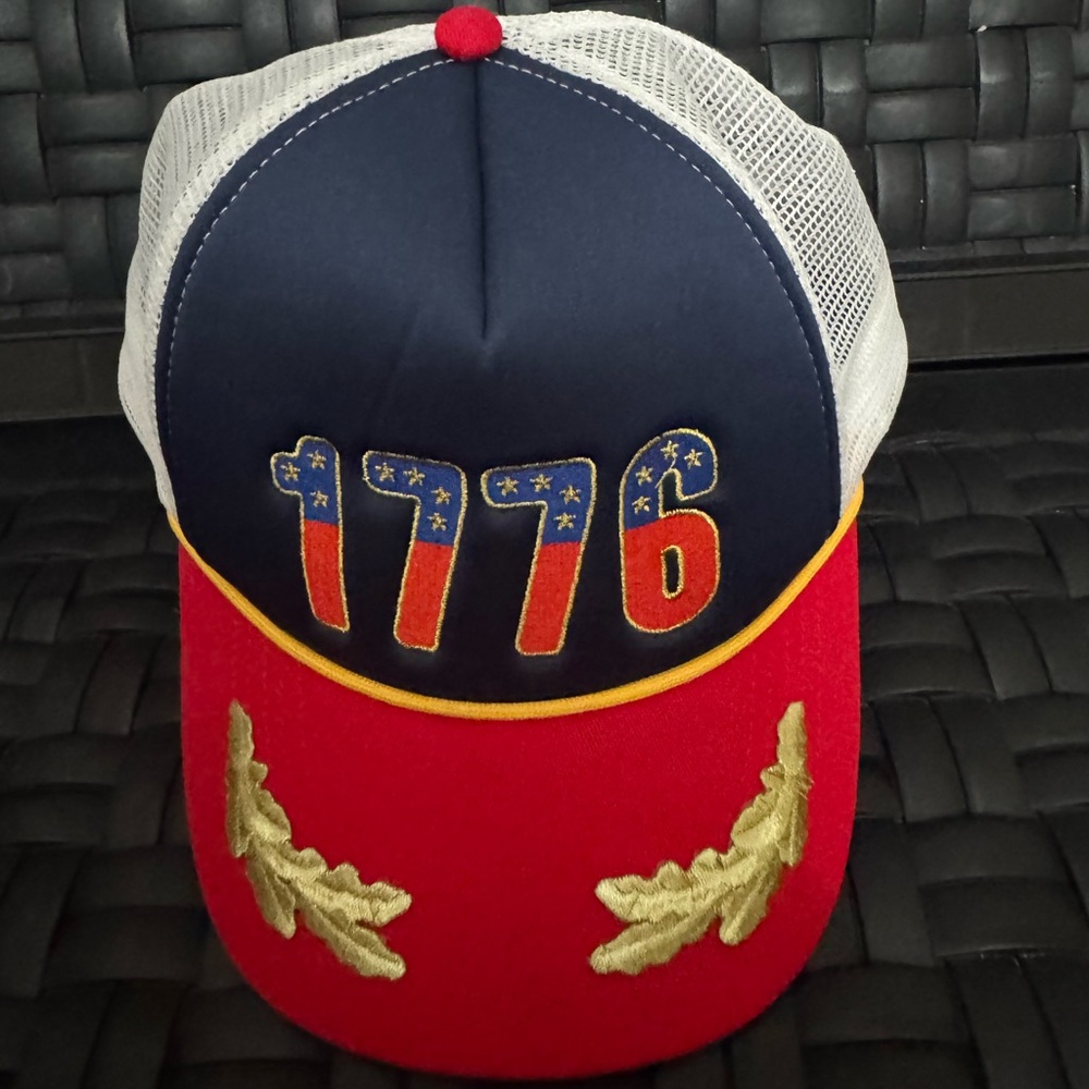 Patriotic 1776 Embroidered Cap